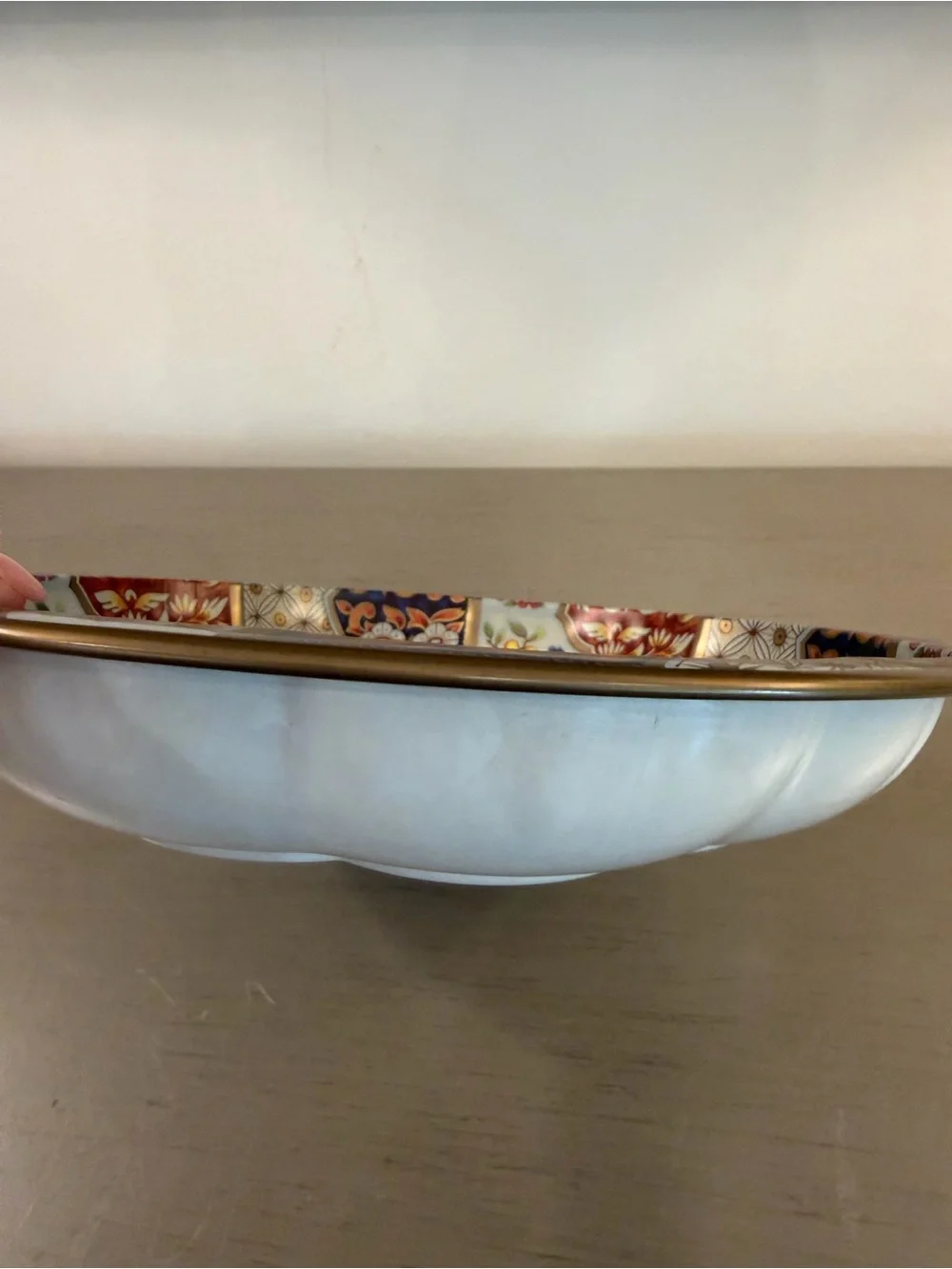 Daher Vintage 1971 Decorated Ware Oriental Tin Bowl Tray Chinoiserie England